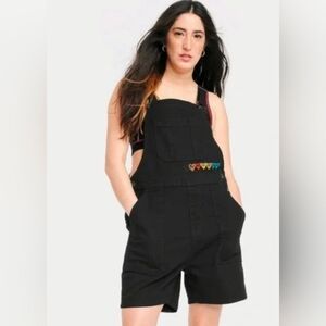 Chic Black Women's Denim Overalls